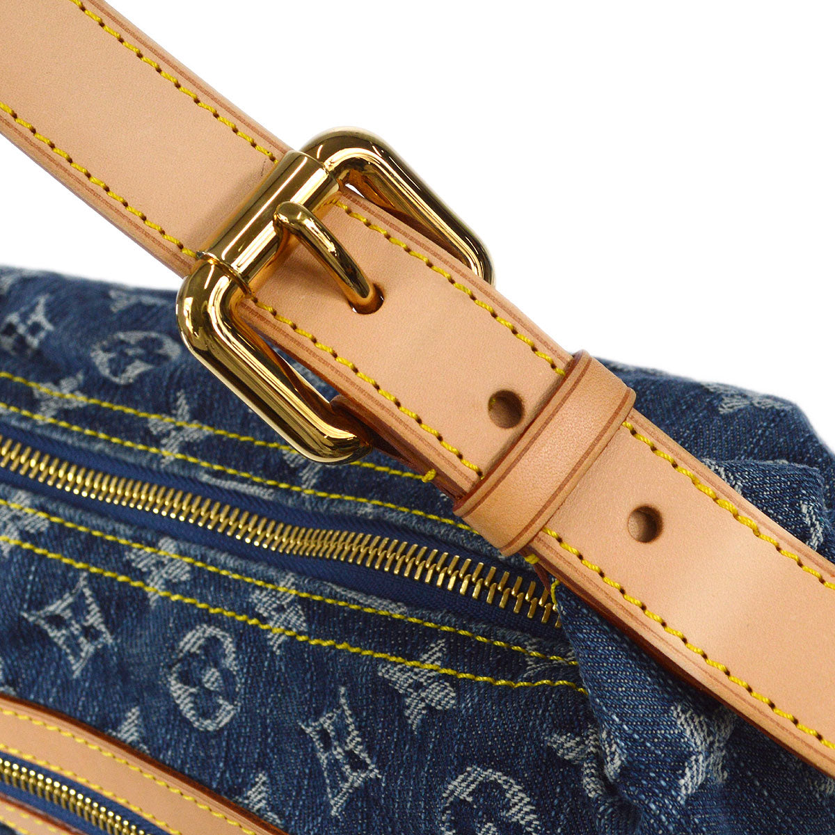 LOUIS VUITTON BAGGY PM SHOULDER BAG MONOGRAM DENIM M95049