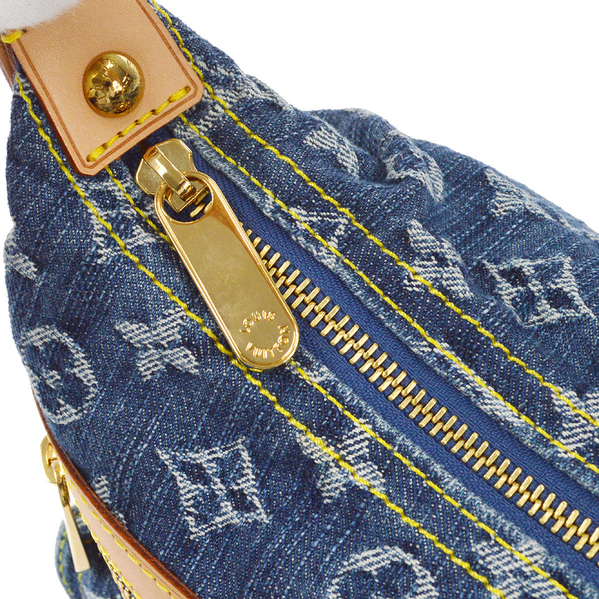 LOUIS VUITTON BAGGY PM SHOULDER BAG MONOGRAM DENIM M95049