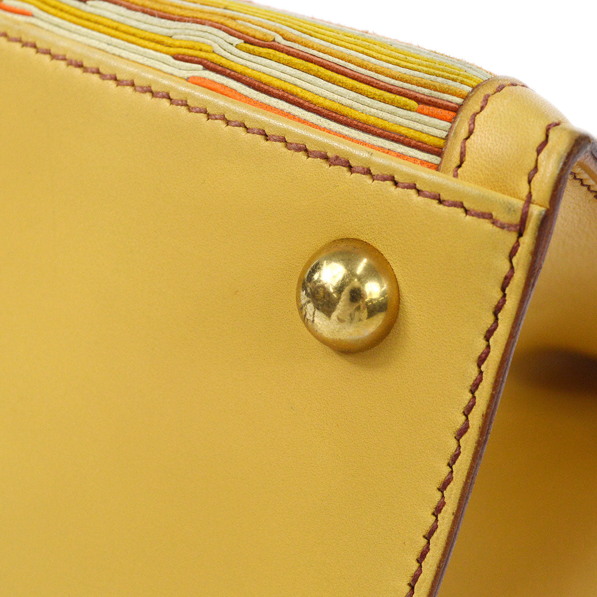HERMES DALVY 30 Handbag Beige Vibrato Chamonix