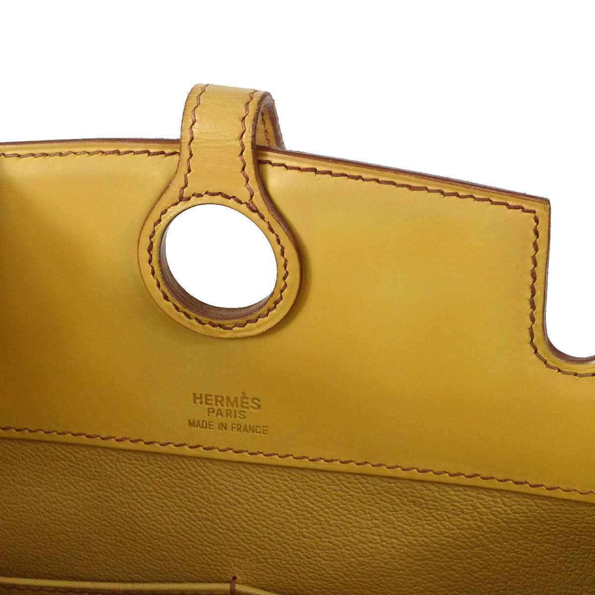 HERMES DALVY 30 Handbag Beige Vibrato Chamonix