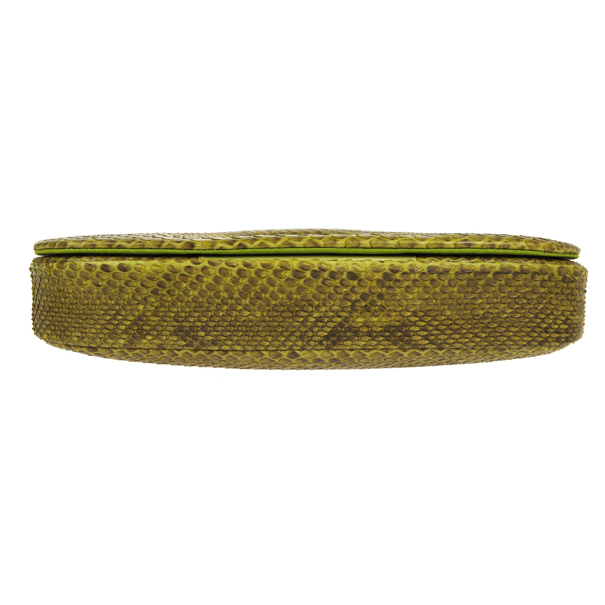Christian Dior * 2000 Maris Pearl Shoulder Bag Green Python