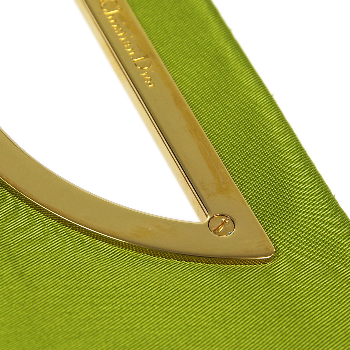 Christian Dior * 2000 Maris Pearl Shoulder Bag Green Python
