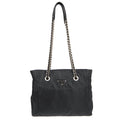 PRADA * Chain Shoulder Tote Bag Black
