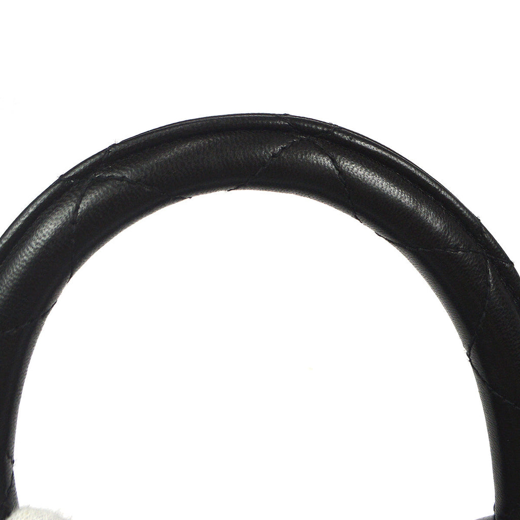 CHANEL Classic Flap Handbag Black Lambskin 76815