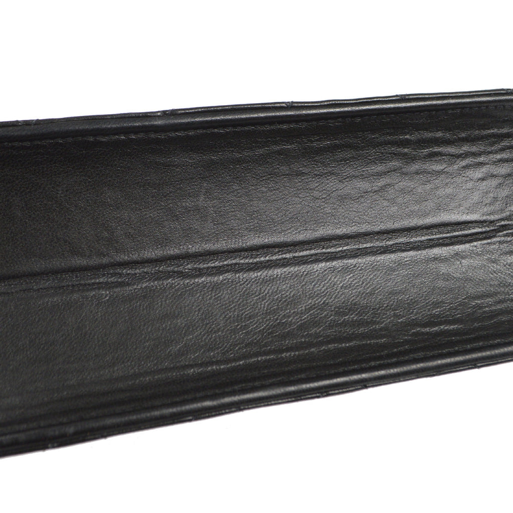 CHANEL 2000-2001 Turnlock Half Flap Medium Black Lambskin 96826