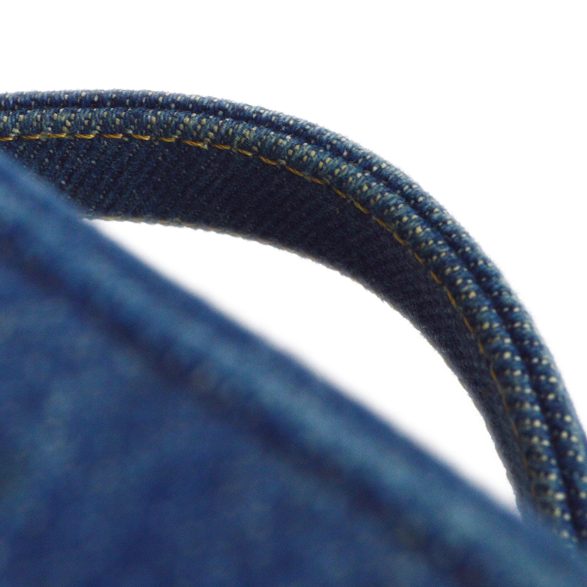 CHANEL Vanity Handbag Indigo Denim 68881