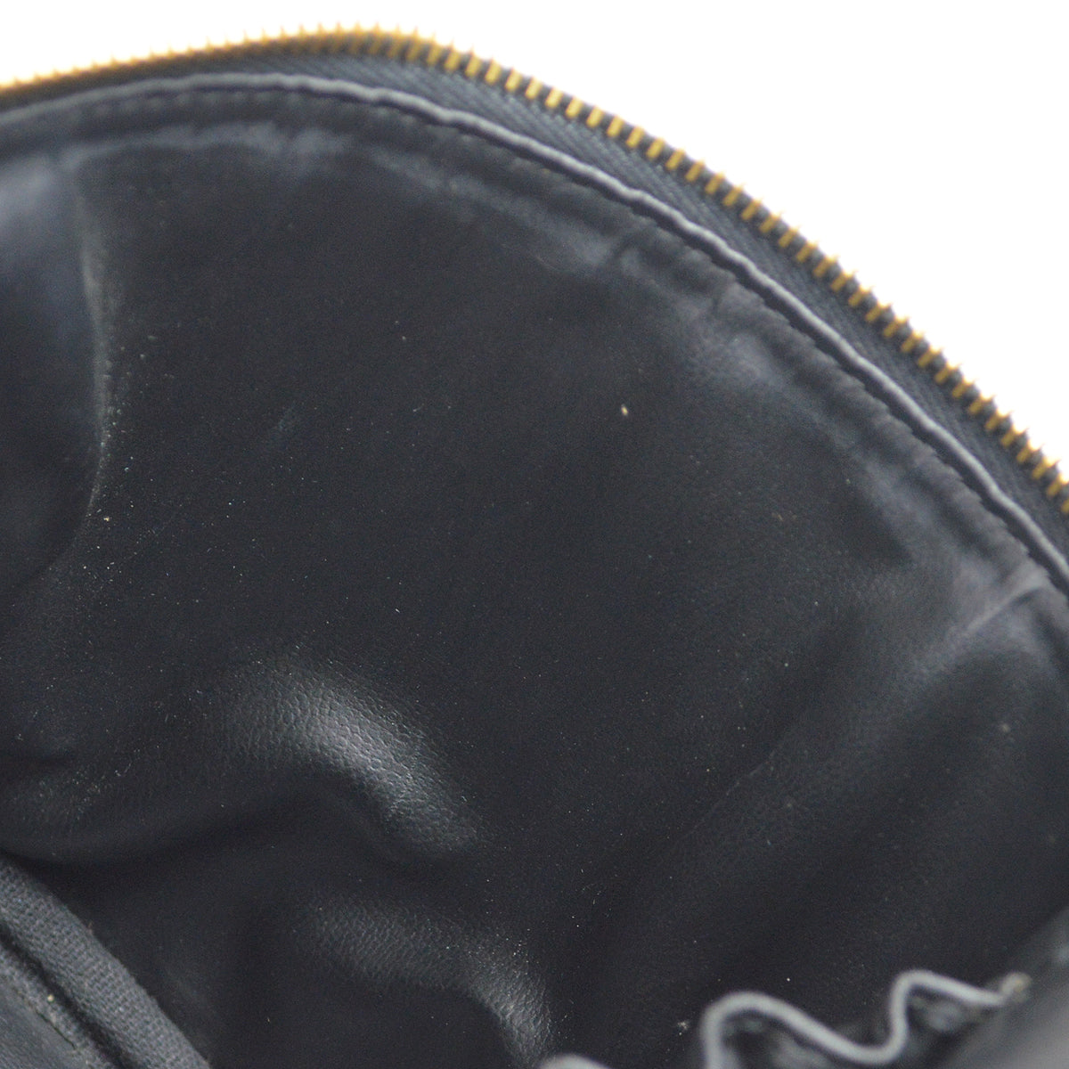 CHANEL Vanity Handbag Black Caviar 78711