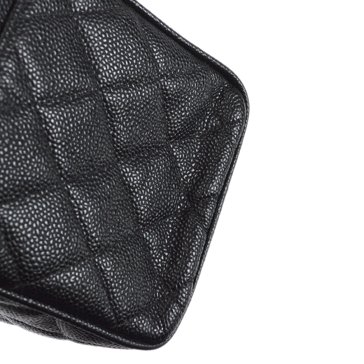 CHANEL 2003-2004 Bowler 37 Black Caviar 97434