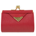 YVES SAINT LAURENT Coin Purse Wallet Red 97817