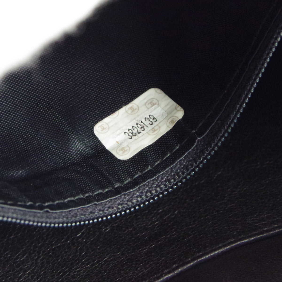 CHANEL Chain Shoulder Bag Black Lambskin 68047