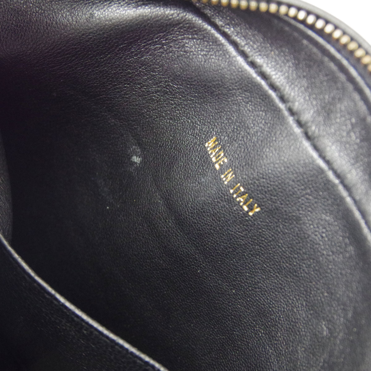 CHANEL Chain Shoulder Bag Black Lambskin 68047