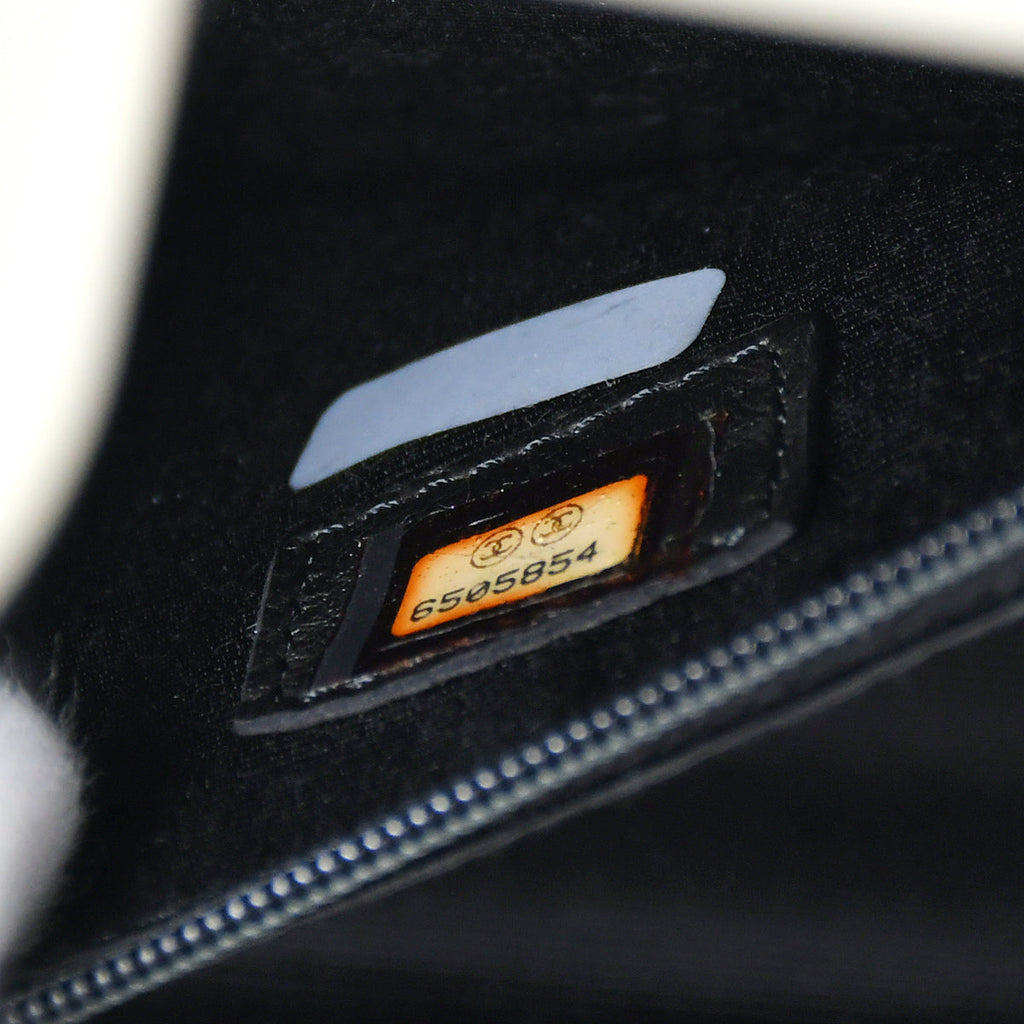 CHANEL Plastic Chain Shoulder Bag Bi-color Black White 68630