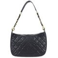 CHANEL Chain Handbag Black Caviar 68792