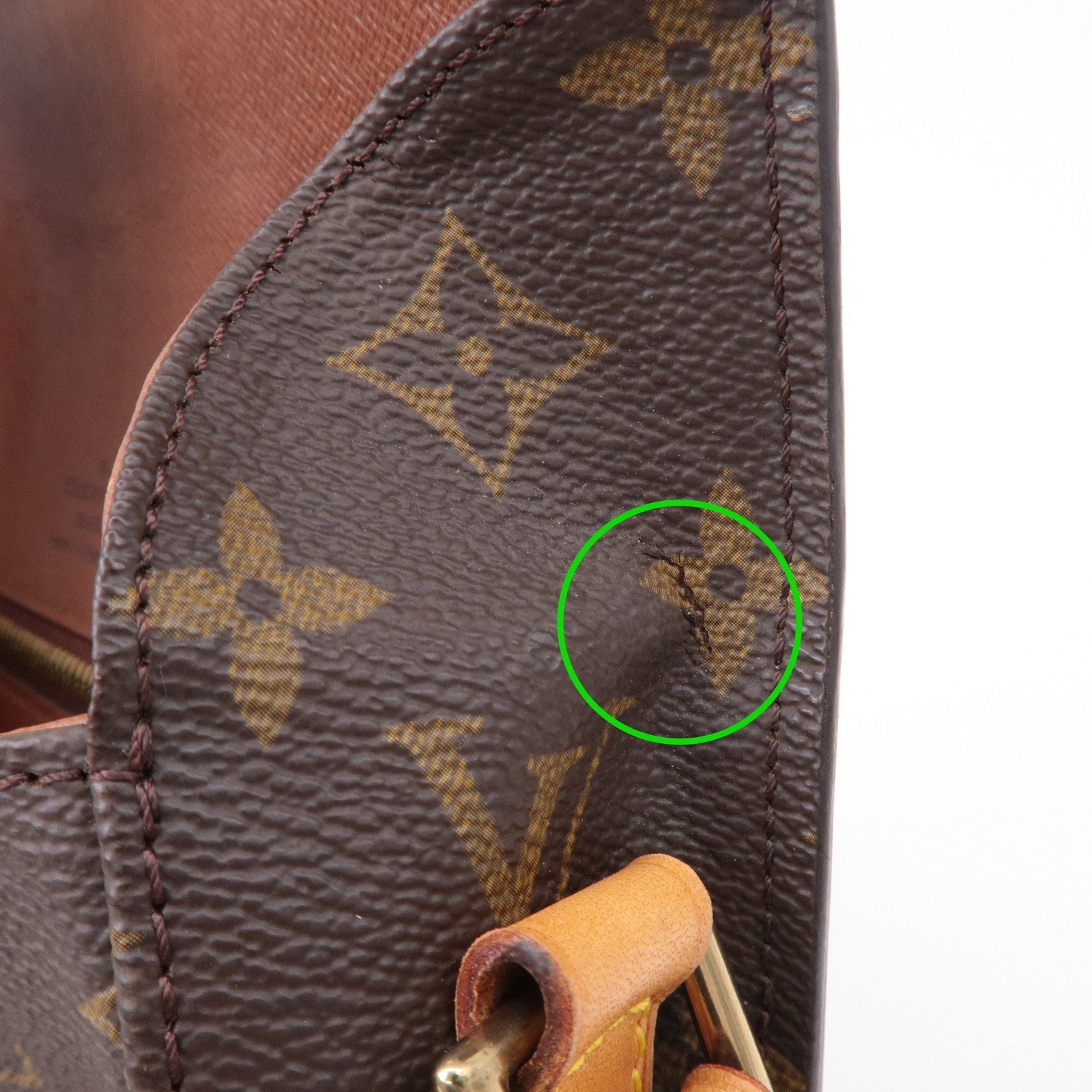 Louis Vuitton Monogram Saint Cloud GM Shoulder Bag Brown M51242
