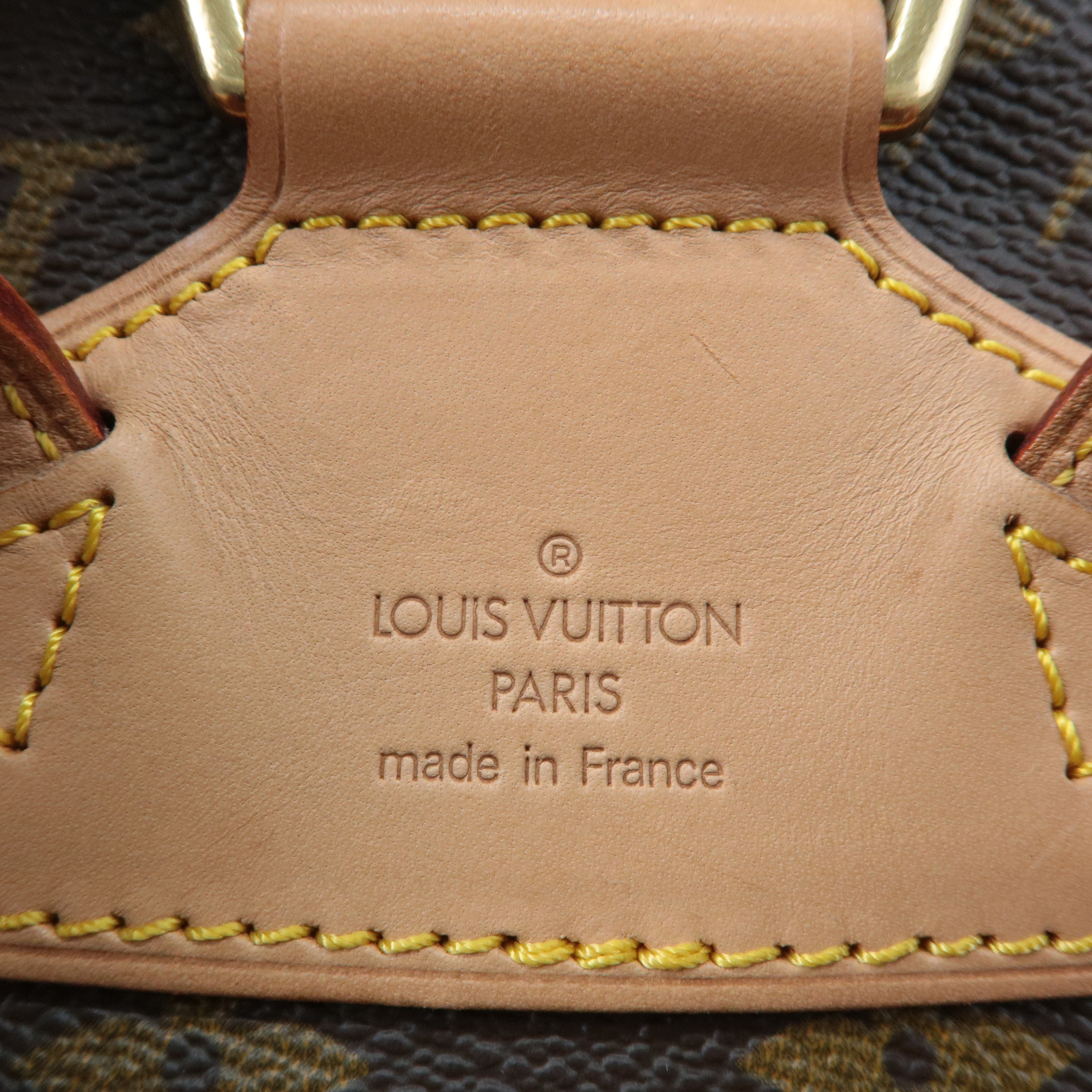 Louis Vuitton Monogram Montsouris MM Back Pack Bag M51136