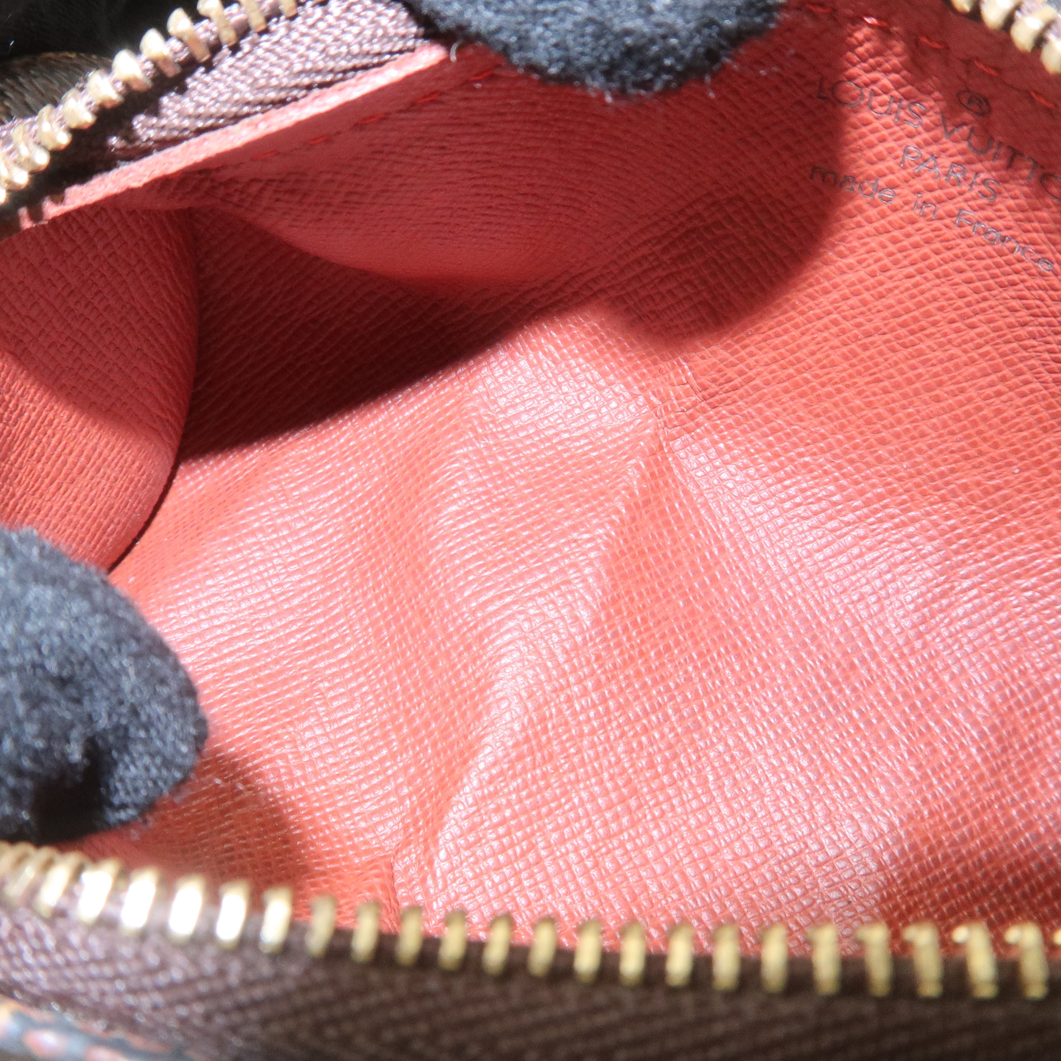Louis Vuitton Damier Mini Pouch for Papillon Bag Brown