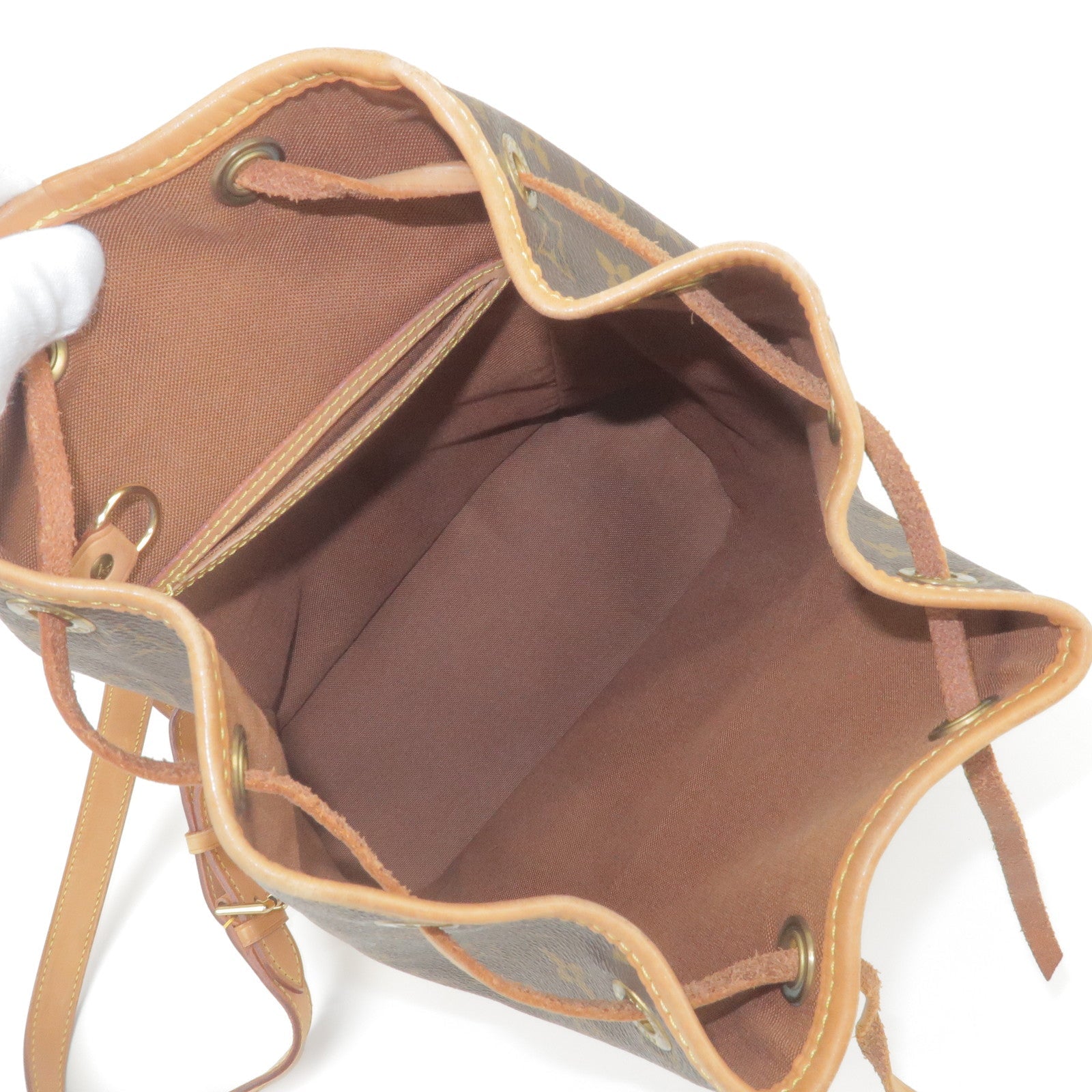 Louis Vuitton Monogram Montsouris MM Back Pack Bag M51136