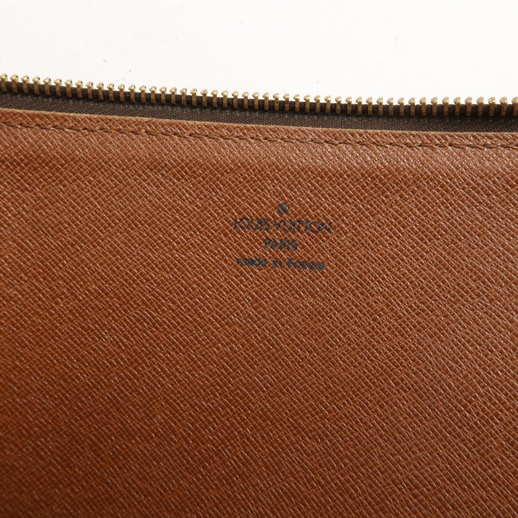 Louis Vuitton Monogram Porte Documents Clutch Bag M53456