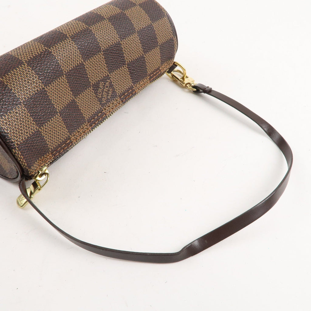 Louis Vuitton Damier Papillon 30 Hand Bag & Pouch Brown N51303