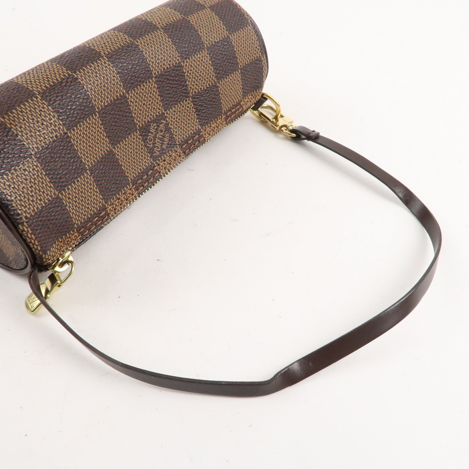 Louis Vuitton Damier Papillon 30 Hand Bag & Pouch Brown N51303