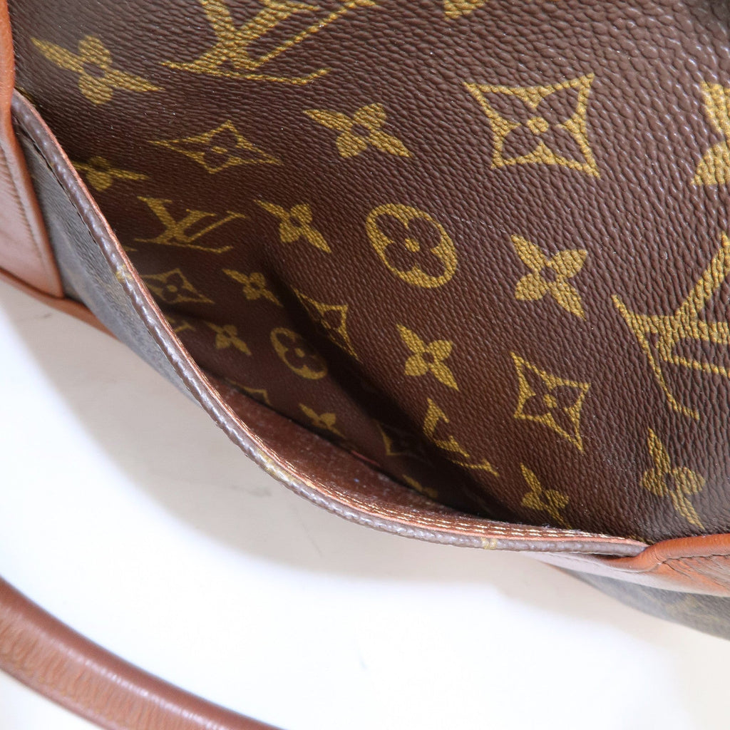 Louis Vuitton Monogram Weekend PM Hand Bag Brown M42425