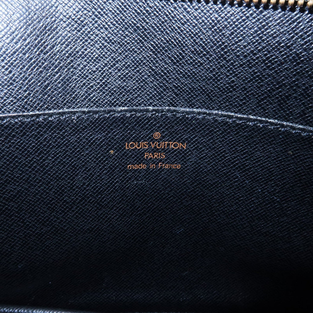 Louis Vuitton Epi Pochette Homme Clutch Bag Noir Black M52522