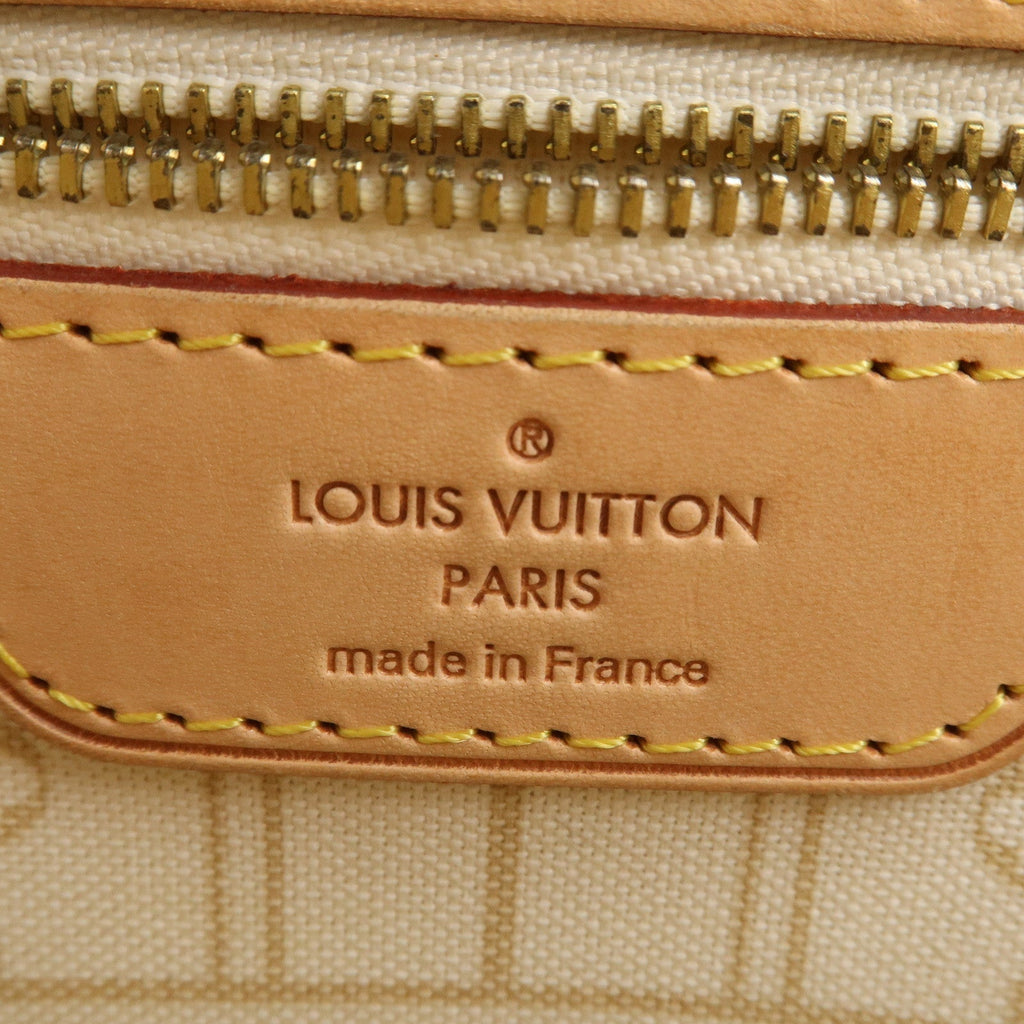 Louis Vuitton Damier Azur Neverfull MM Tote Bag N51107