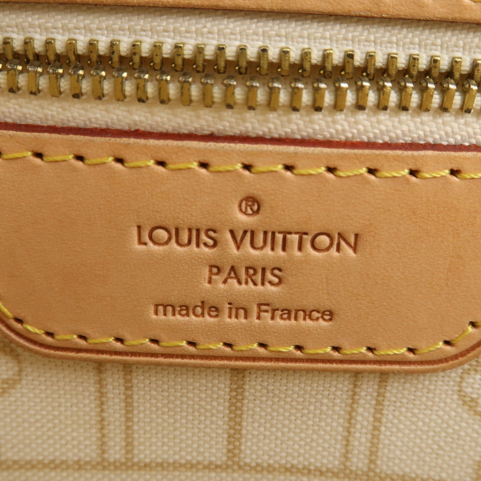 Louis Vuitton Damier Azur Neverfull MM Tote Bag N51107