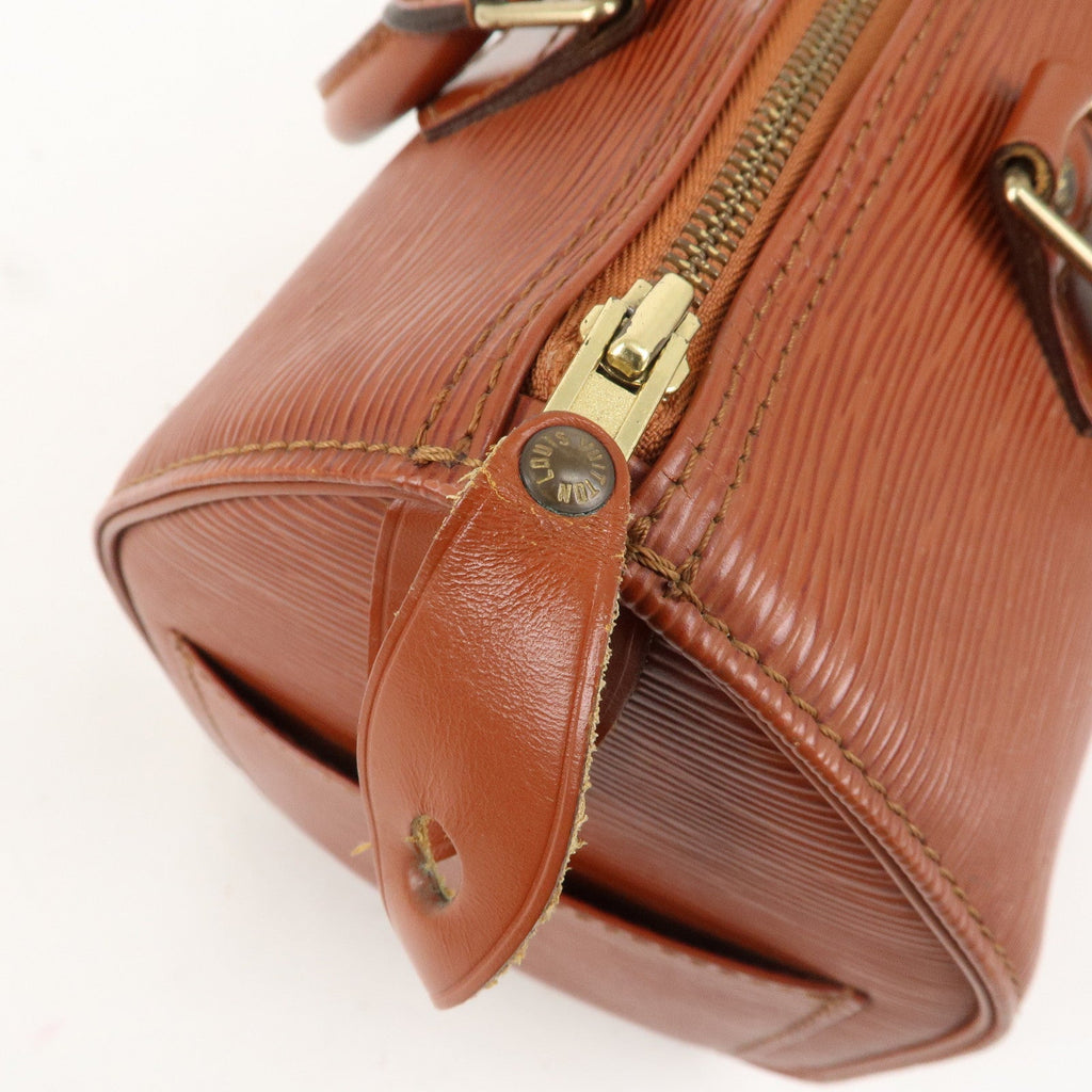AuthenticLouis Vuitton Epi Speedy 25 Hand Boston Bag Kenya Brown M43013