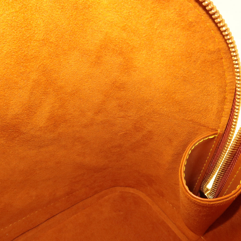 Louis Vuitton Epi Alma Leather Hand Bag Zipangu Gold M52148