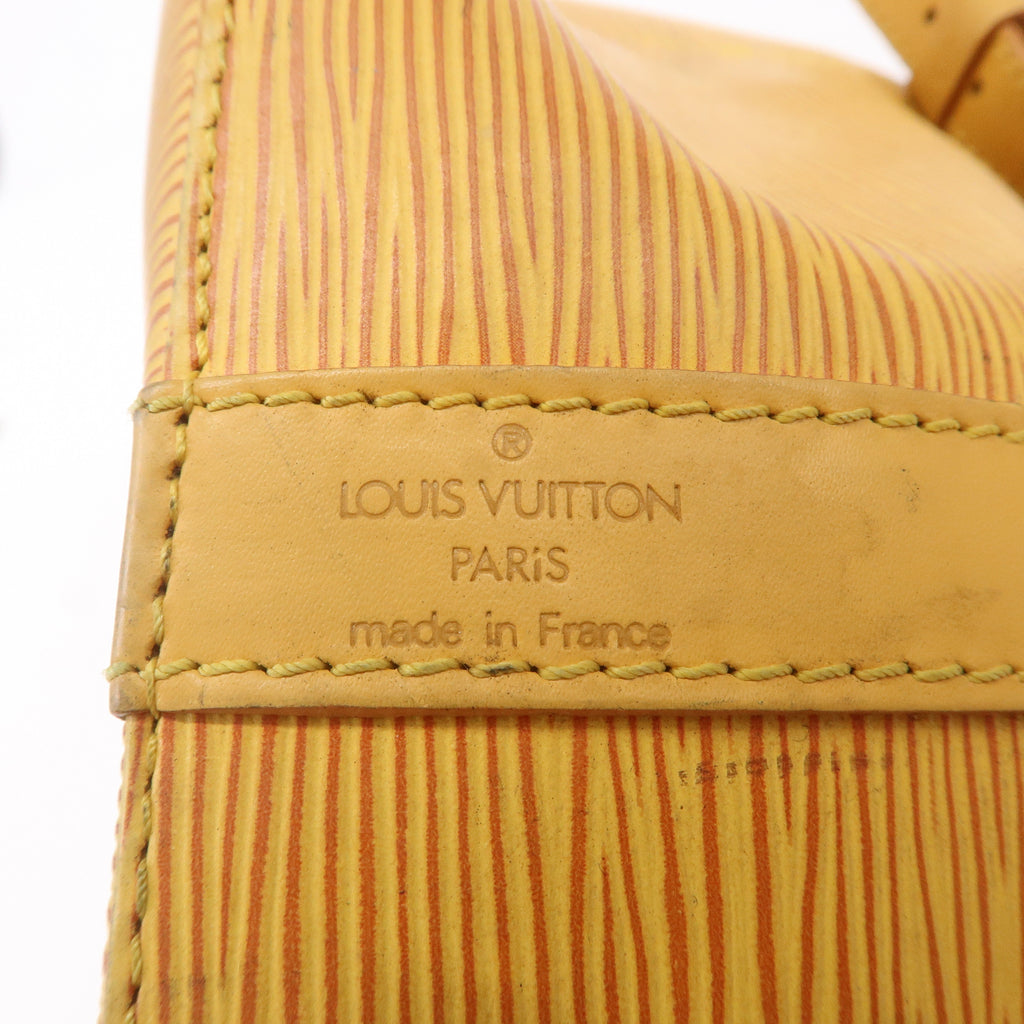 AuthenticLouis Vuitton Epi Petit Noe Shoulder Bag Tassili Yellow M44109