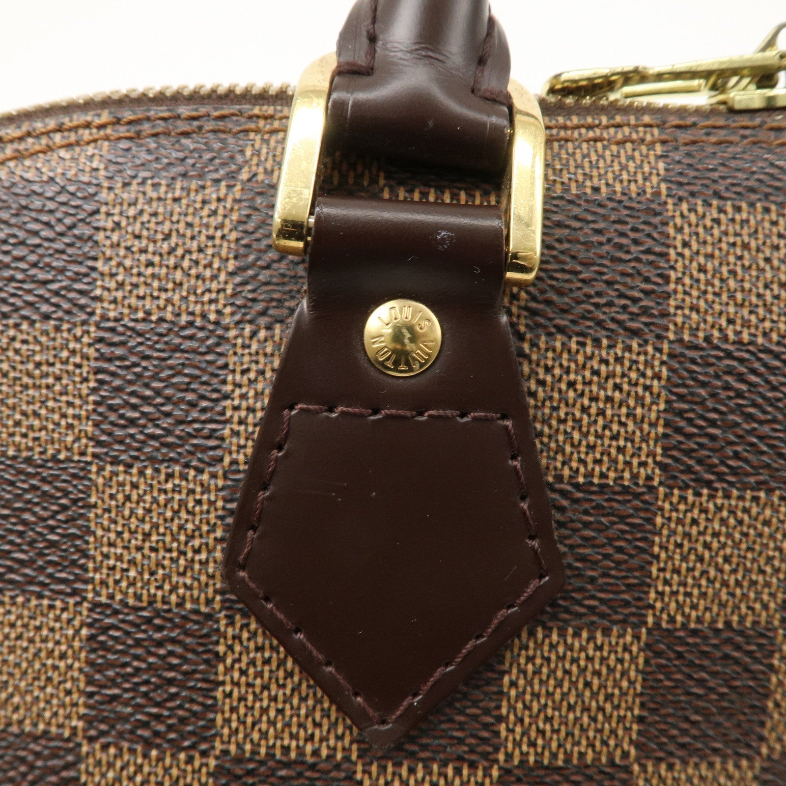 Louis Vuitton Damier Alma PM Hand Bag Brown N51131