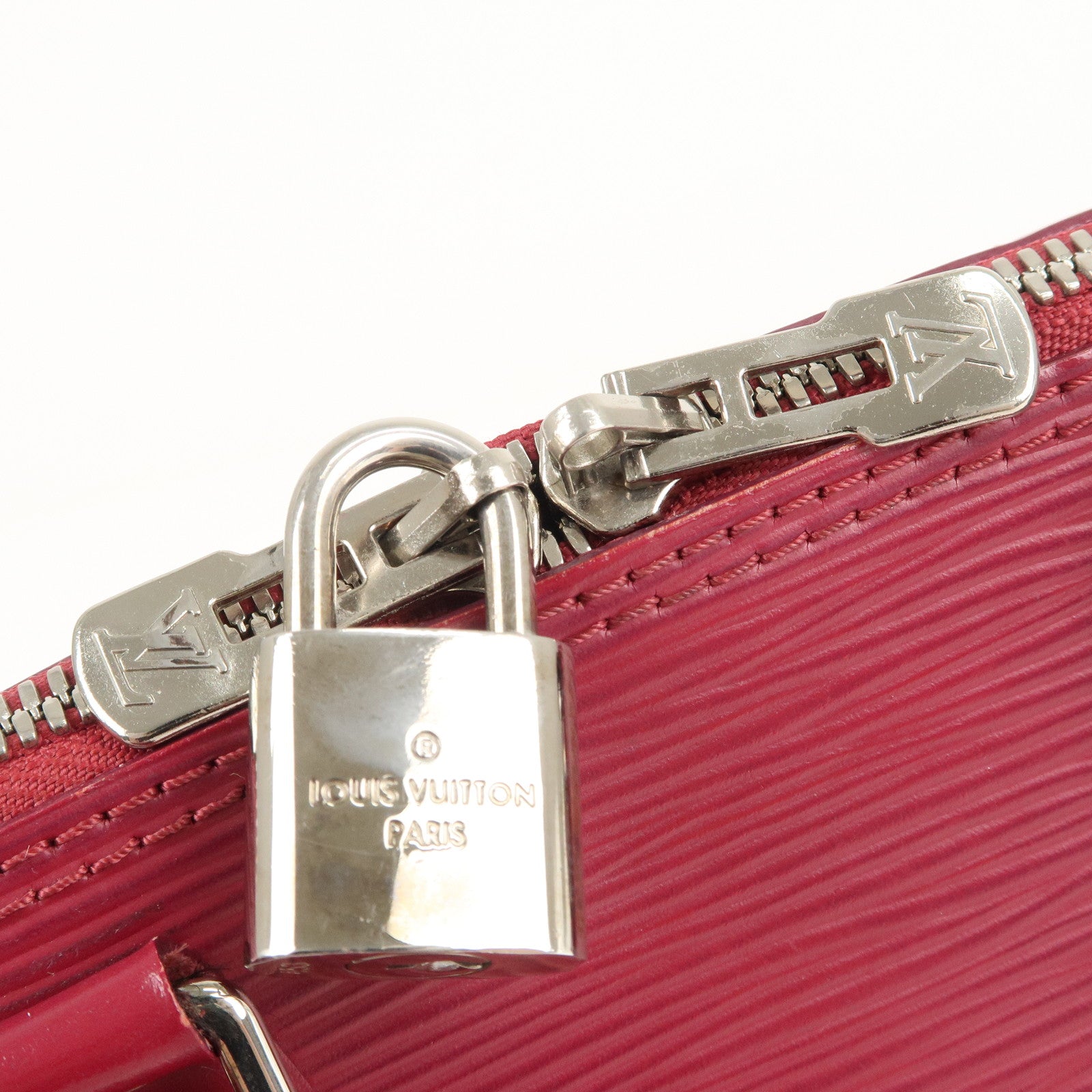 Louis Vuitton Epi Alma BB Hand Bag Shoulder Bag Fuchsia M40851