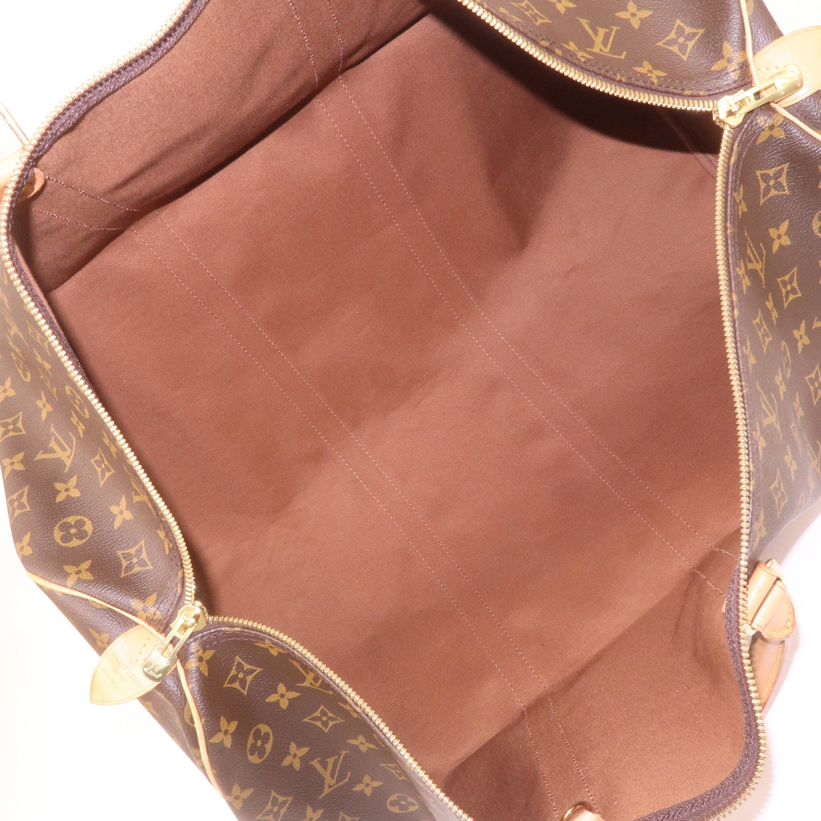 Louis Vuitton Monogram Keep All 60 Boston Bag Brown M41422