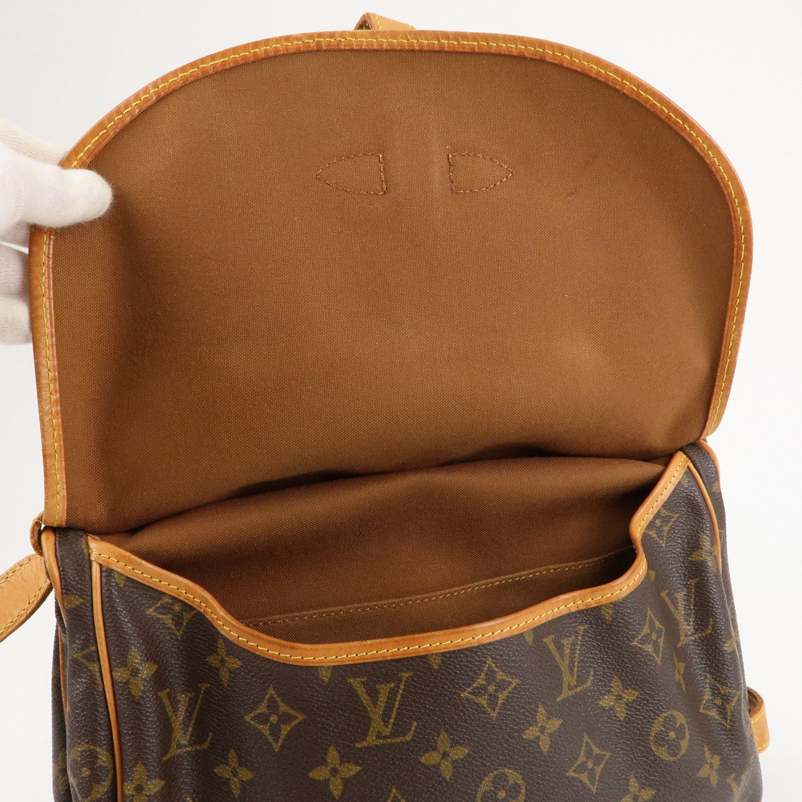 Louis Vuitton Monogram Saumur 30 Shoulder Bag Brown M42256
