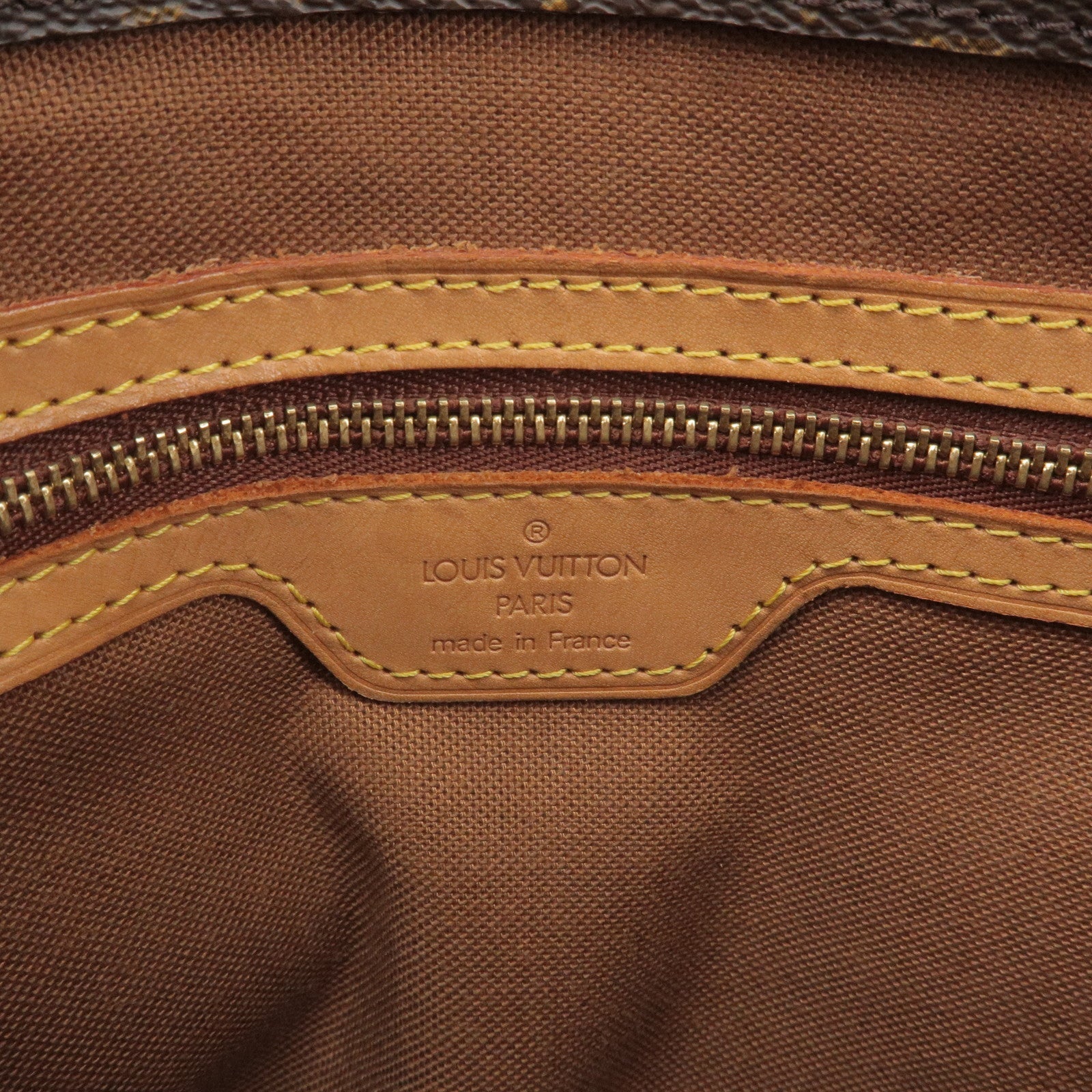 Louis Vuitton Monogram Cabas Piano Tote Bag Brown M51148