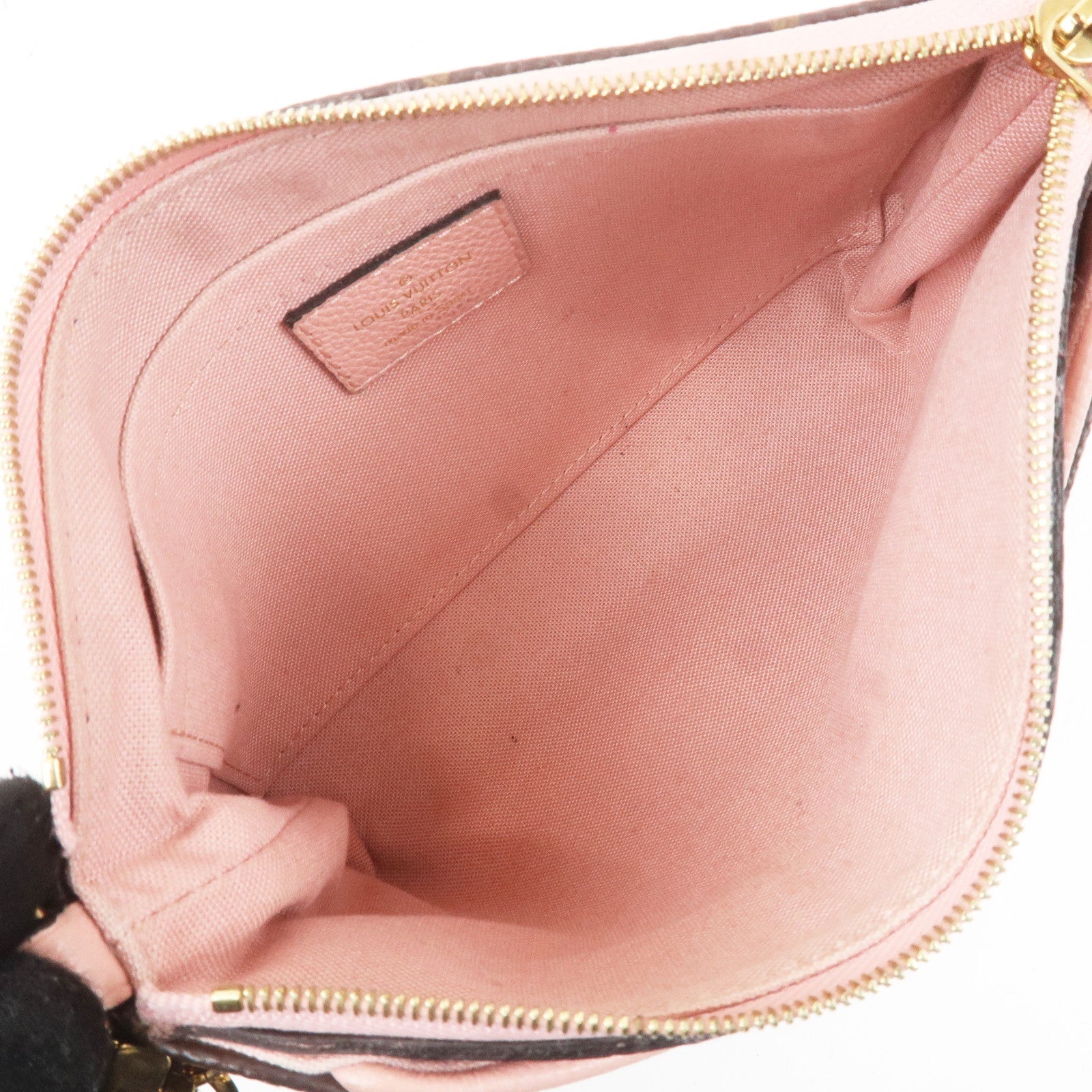 Louis Vuitton Monogram Pallas Clutch 2Way Shoulder Bag Pink M44037