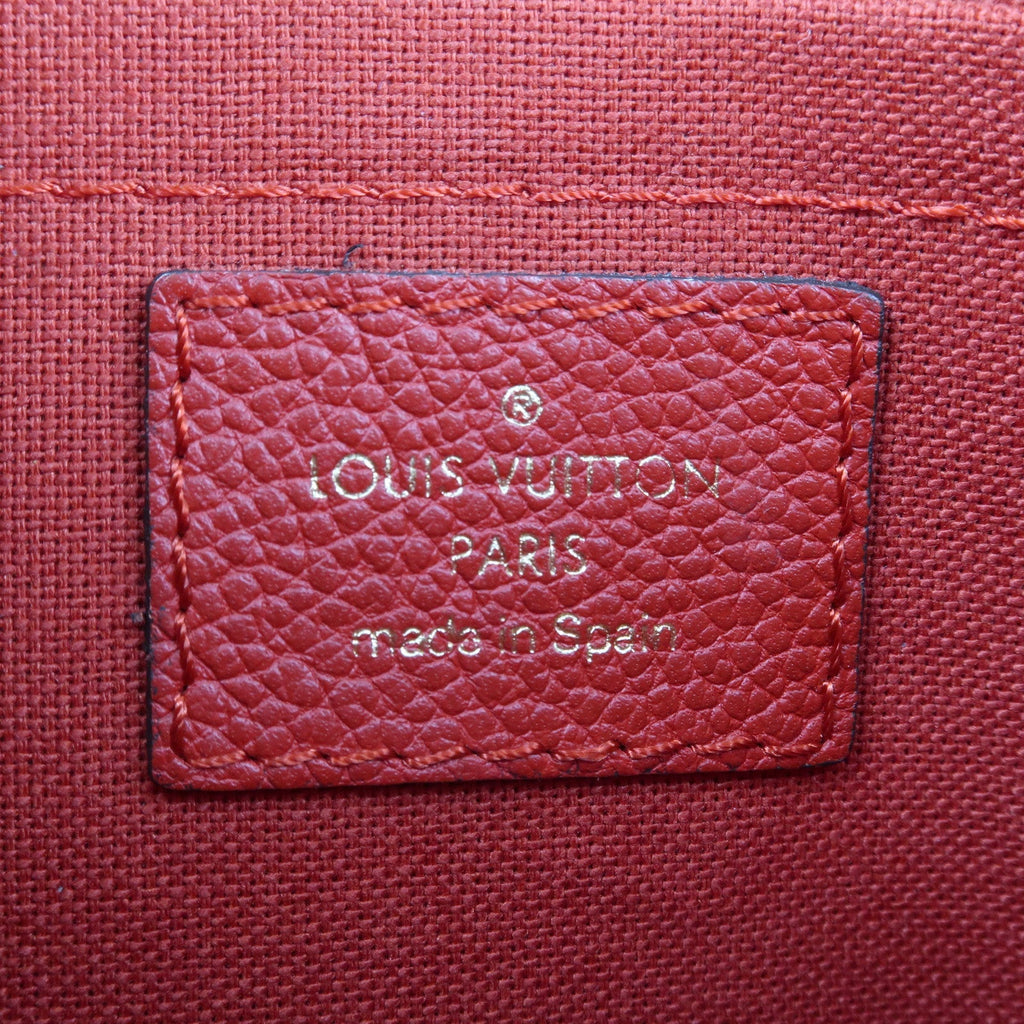 Louis Vuitton Monogram Pallas Clutch 2 Way Bag Cerise M41638