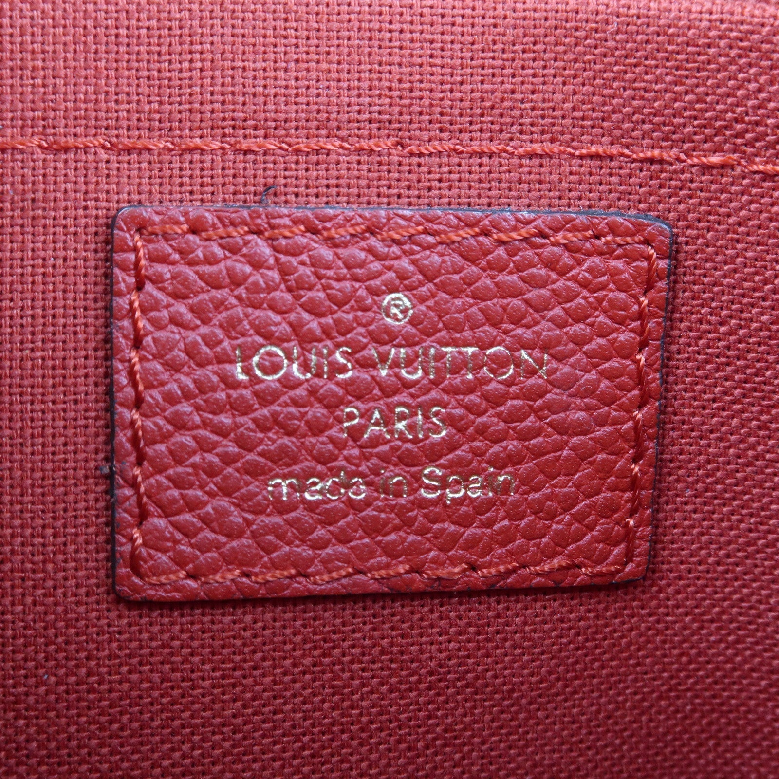 Louis Vuitton Monogram Pallas Clutch 2 Way Bag Cerise M41638