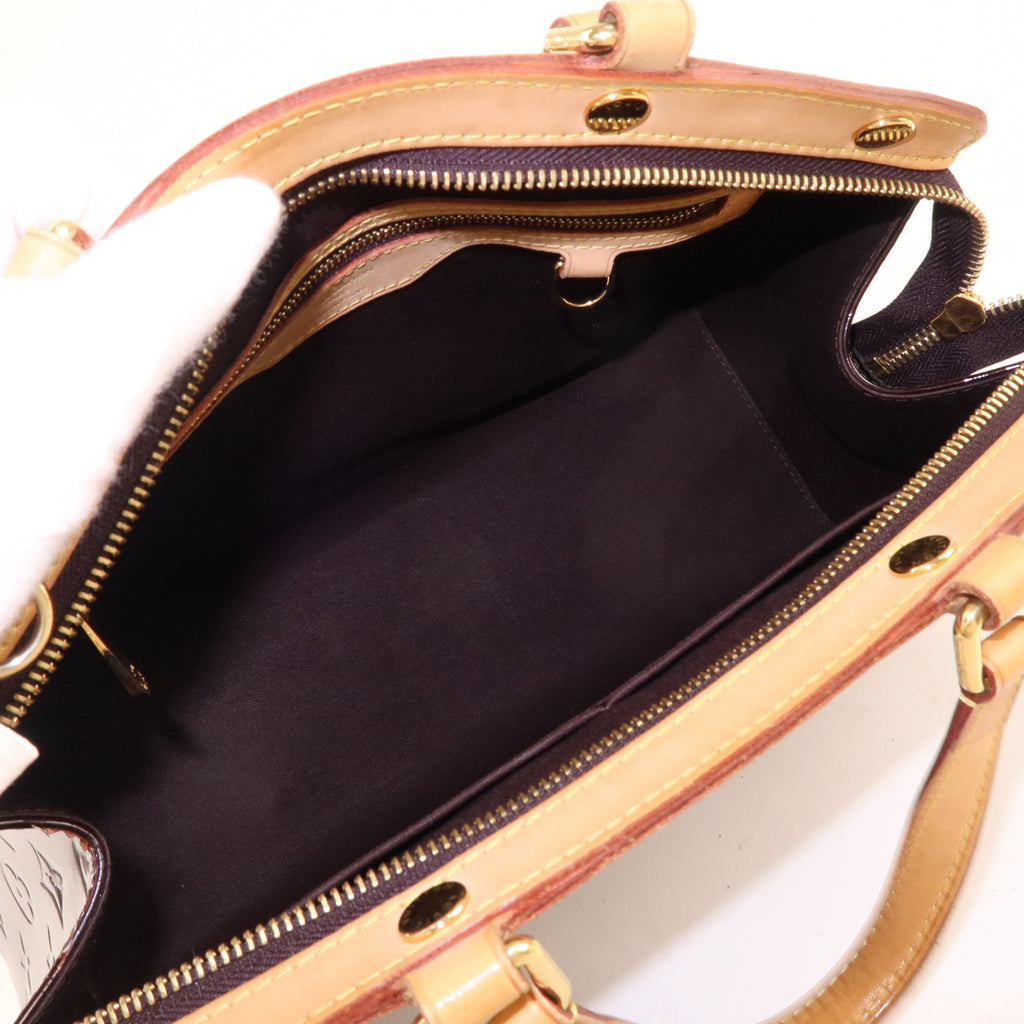 Louis Vuitton Vernis Brea MM 2Way Hand Bag Amarante M91619
