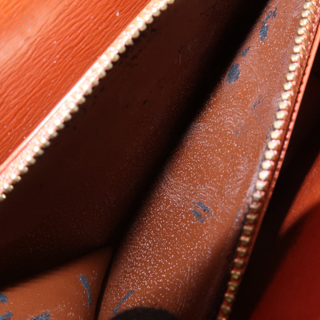 Louis Vuitton Epi Malselv Hand Bag Kenya Brown M52373