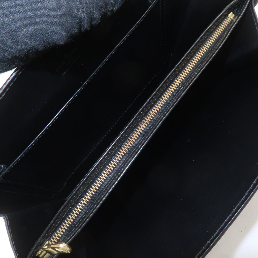 Louis Vuitton Epi Capucines Shoulder Bag Noir Black M52342