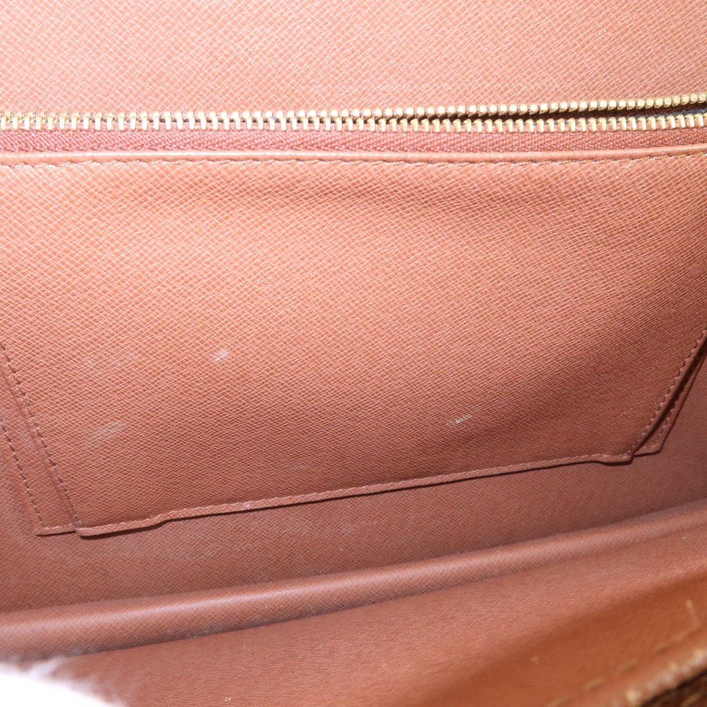 Louis Vuitton Monogram Courcelles Shoulder Bag Brown M51375
