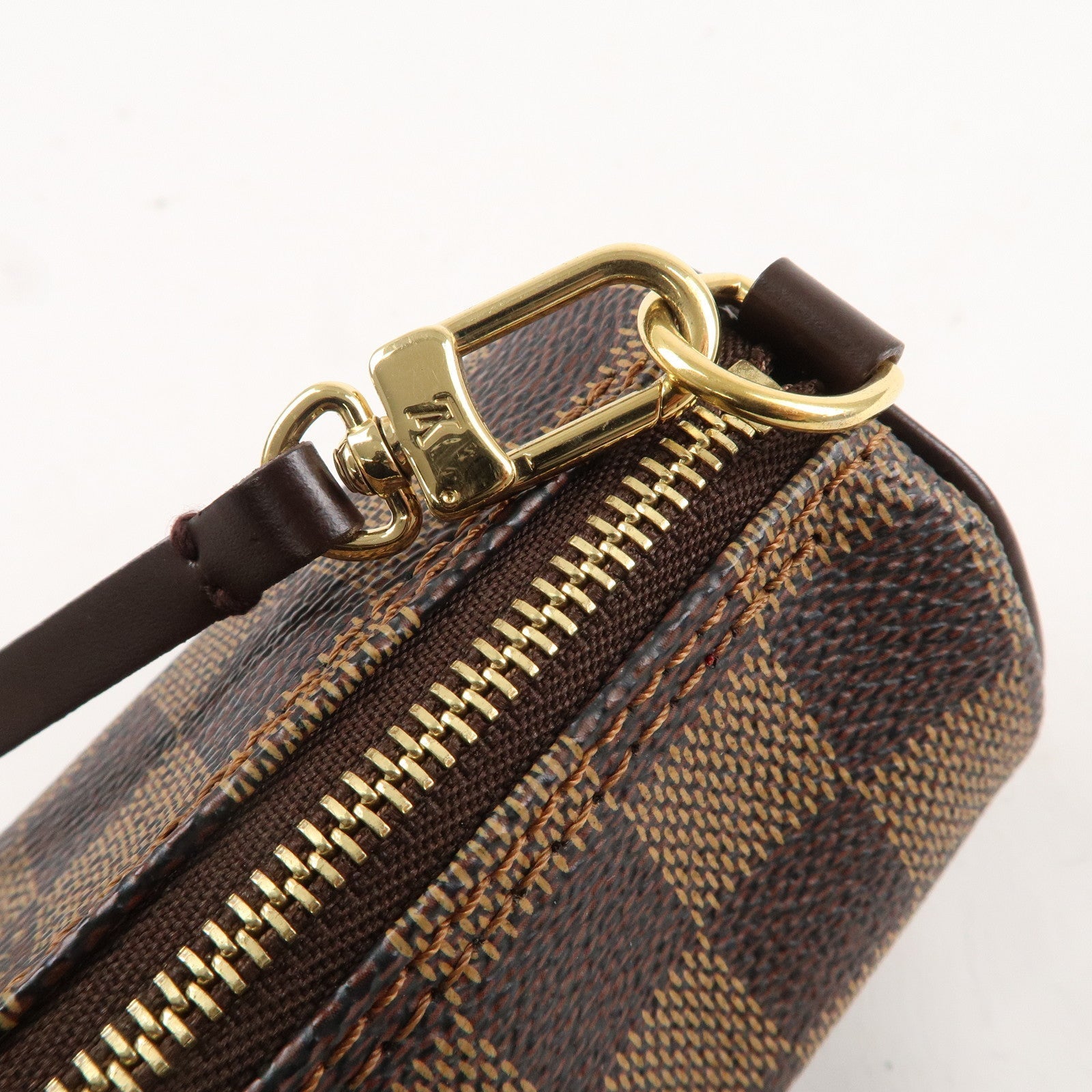 Louis Vuitton Damier Papillon 30 Hand Bag & Pouch Brown N51303