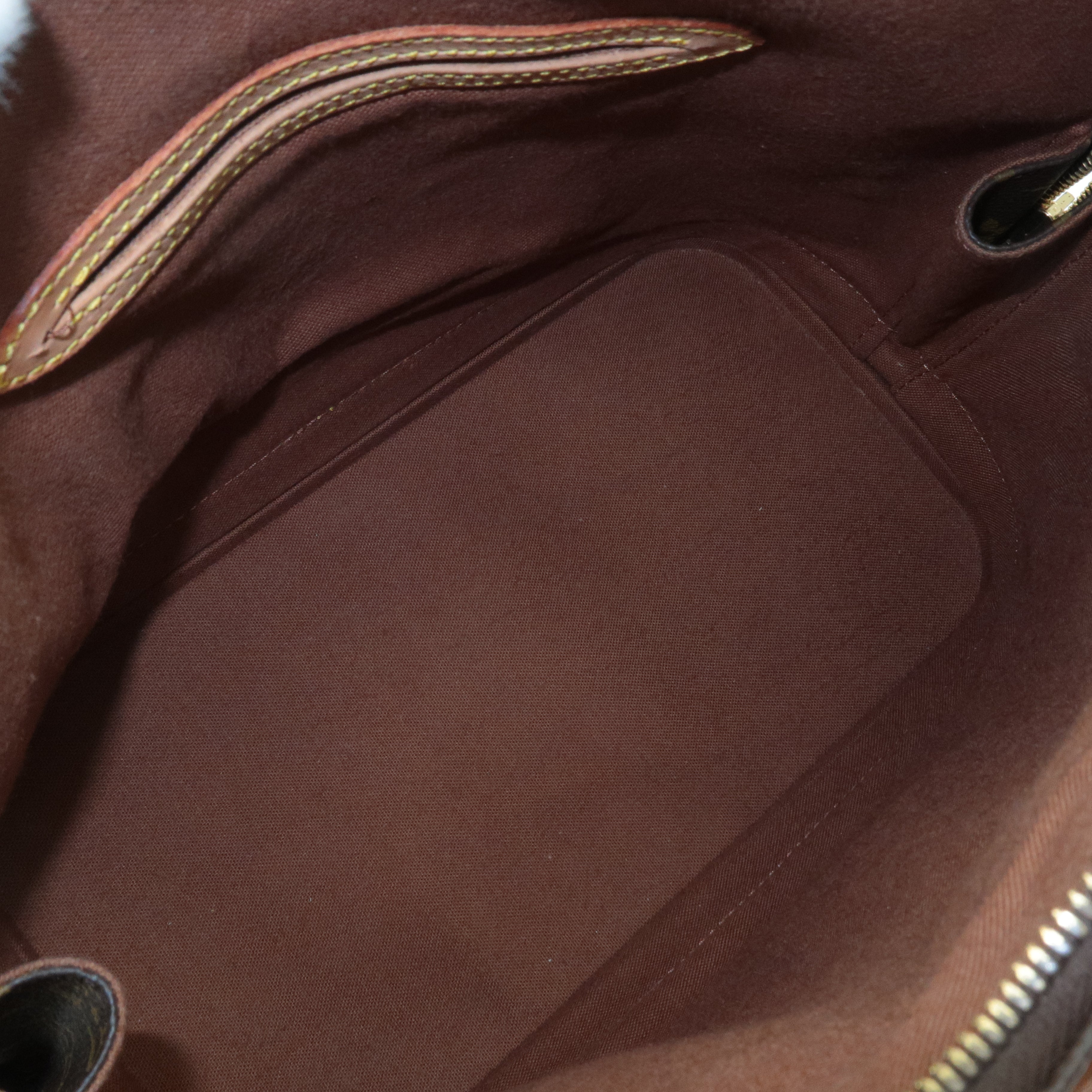 Louis Vuitton Monogram Alma Hand Bag Brown M51130