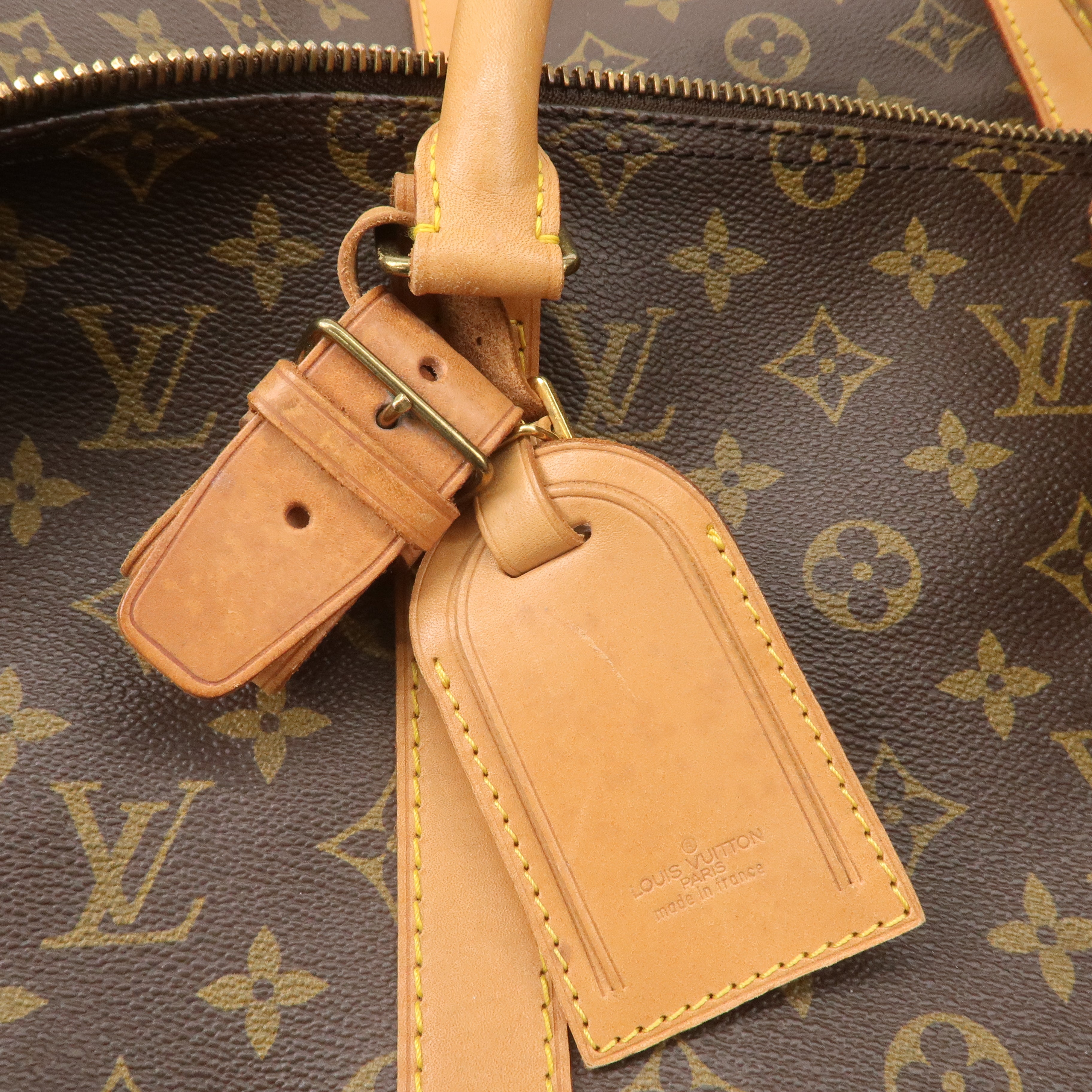Louis Vuitton Monogram Keep All 50 Boston Bag Brown M41426