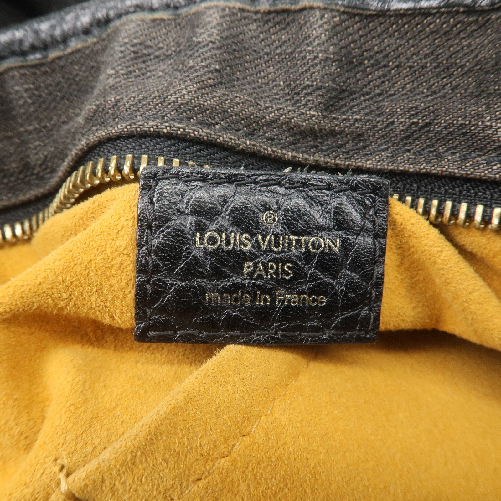 Louis Vuitton Monogram Denim Neo Cabby GM Shoulder Bag Noir M95352