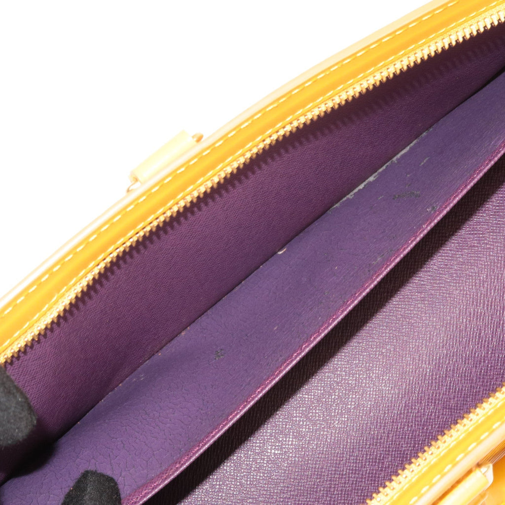 Louis Vuitton Epi Sac Triangle Hand Bag Tassili Yellow M52099