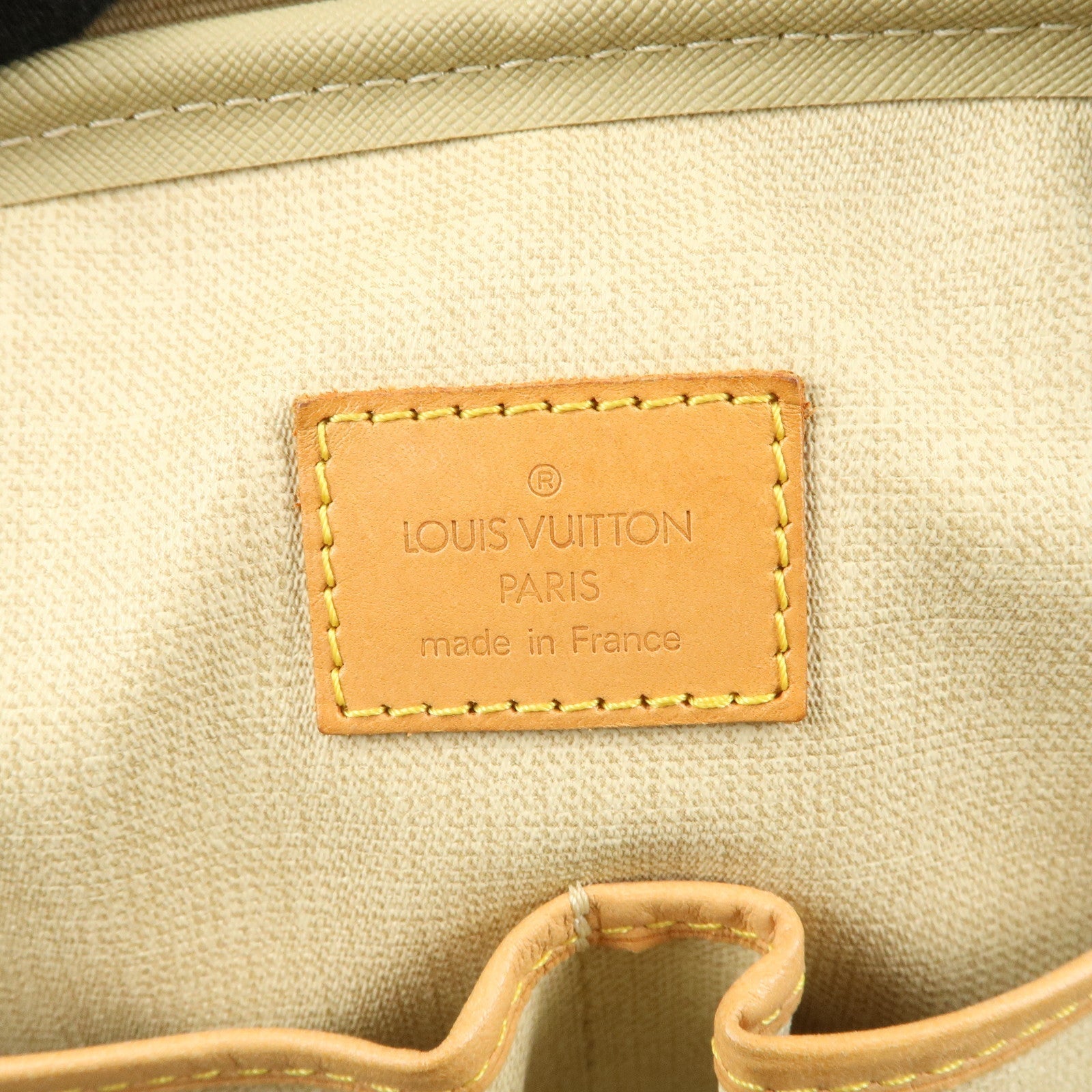 Louis Vuitton Monogram Trouville Hand Bag Brown M42228