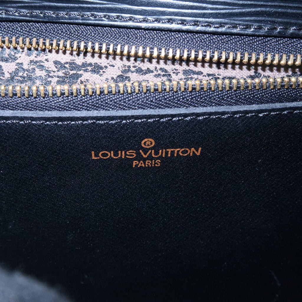 Louis Vuitton Epi Saint Cloud Shoulder Bag Black Noir M52192
